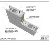 02.010.1303 Control joint - Fire-rated